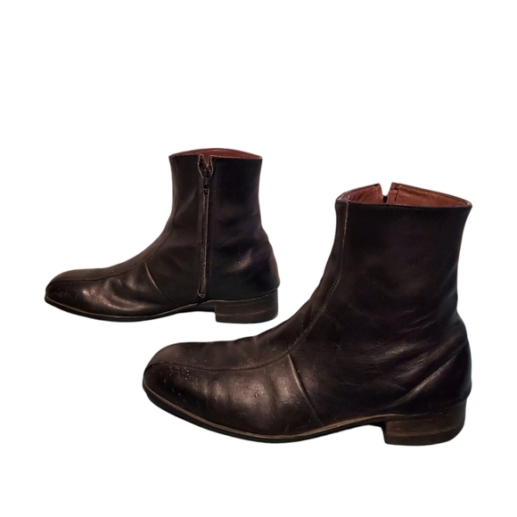 Men\'s Black Leather Boots main image 12